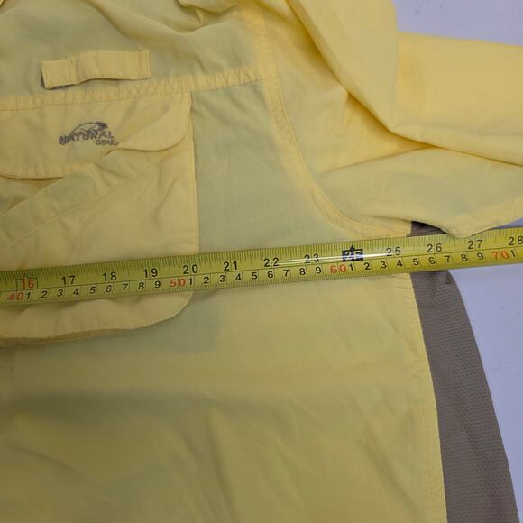 Natural Gear, Yellow Button Up Outdoors/Fisherman Shirt, Men's XL - Picture 8 of 8